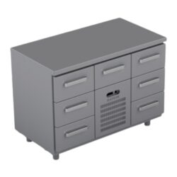 Kylmävetolaatikosto 7GN RestaRama CST-12-303, 1200x660x900mm