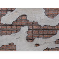 Brick Plaster Iron Red