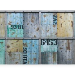 Tarnished Metal Multi Scribed