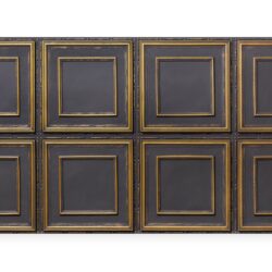 Large Frame Brown&Gold