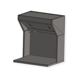 Fastfood huuvat, 800x700x1100, 1 rasvasuodatin