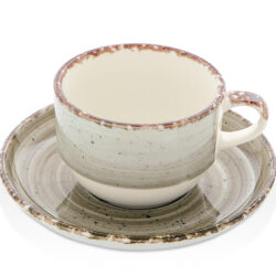 Avanos Terra -kahvikuppi (14cl) ja aluslautanen