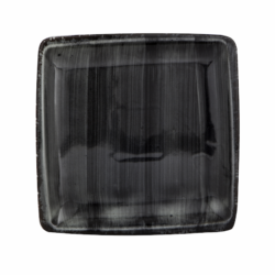 Avanos Anthracite -lautanen, 25x25cm