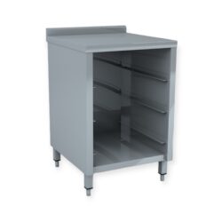 Hyllykkö kiinteillä kiskoilla 500x650x900 (+60 mm takaa)