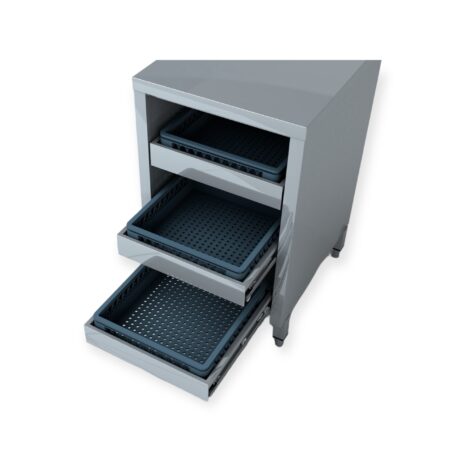 Hyllykkö vetokiskoilla 2 Hyllykkö vetokiskoilla 2