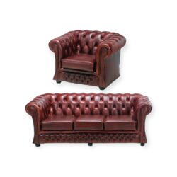 Chesterfield-sohva Isabella, suklaanruskea