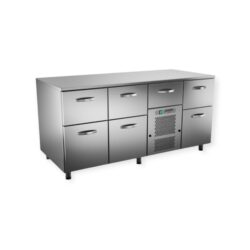 Juomavetolaatikosto RestaRama kuudelle korille, 1/1 GN ltk, 1600x660x900mm