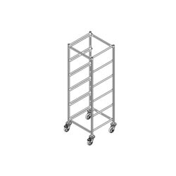 Korivaunu pesukoreille 550x550x1700mm