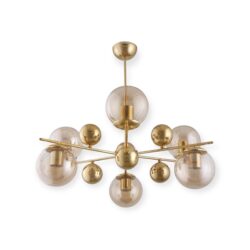 Pallovalaisin 6 Kullan värinen runko kirkkailla lampuilla