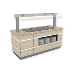 SUSHI-LÄMMINBUFFETVAUNU GRANIITTIREUNOILLA