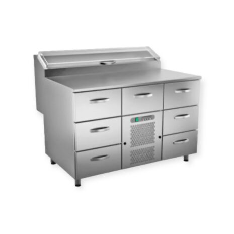 Pizzanleivontapöytä INOX 1200x850X900 Pizzanleivontapöytä INOX 1200x850X900