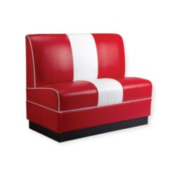 Loosisohva Powers, punavalkoinen