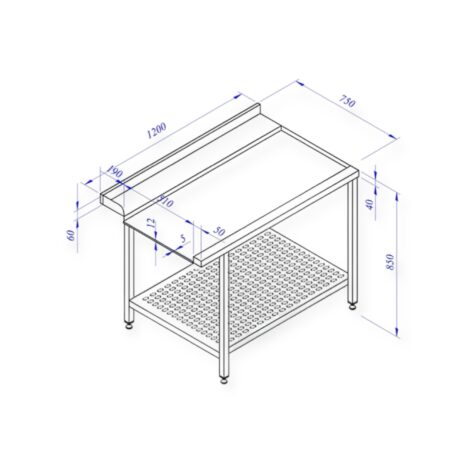 Purkupöytä 1200x750 Purkupöytä 1200x750