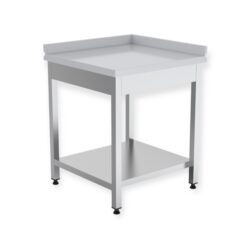 Rst Kulmapöytä, 1 hylly,  600x600x850mm vasen