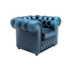 Chesterfield-sohvatuoli Safiiri, sininen
