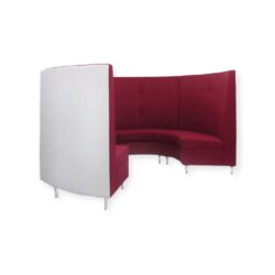 Moduulisohva Scarlet, punavalkoinen
