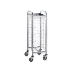 Tarjotinpalautusvaunu 10 johdetta, 515x610x1460mm