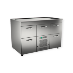 Baarimestarinpöytä RestaRama 5 korille, 1200x650x900mm