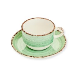 Avanos Green -espressokuppi (9cl) ja aluslautanen