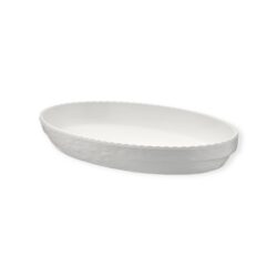 Olie melamiini, valkoinen, 40x25cm - K 5,5cm