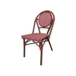 INOX rottinki tuolit Red-White