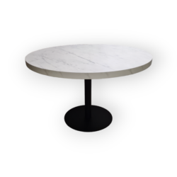 Marble White-pöytäkokonaisuus, ⦰ 120cm