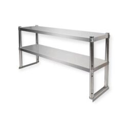 Kaksitasoinen Rst hylly, 1200x280x600mm