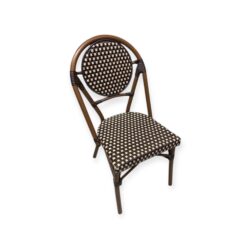 INOX rottinki tuolit Brown-White