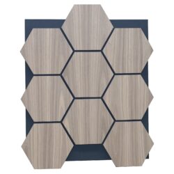 Akustiikkapaneeli-Vaalea Heksagoni