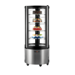 Lasivitriini pyörivillä hyllyillä CL-400R-1