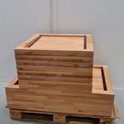 Massiivipuisia pöydänkansia 13kpl